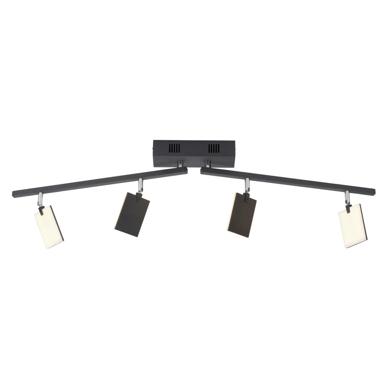 PURE Mira plafón 4 luces control remoto CCT negro
