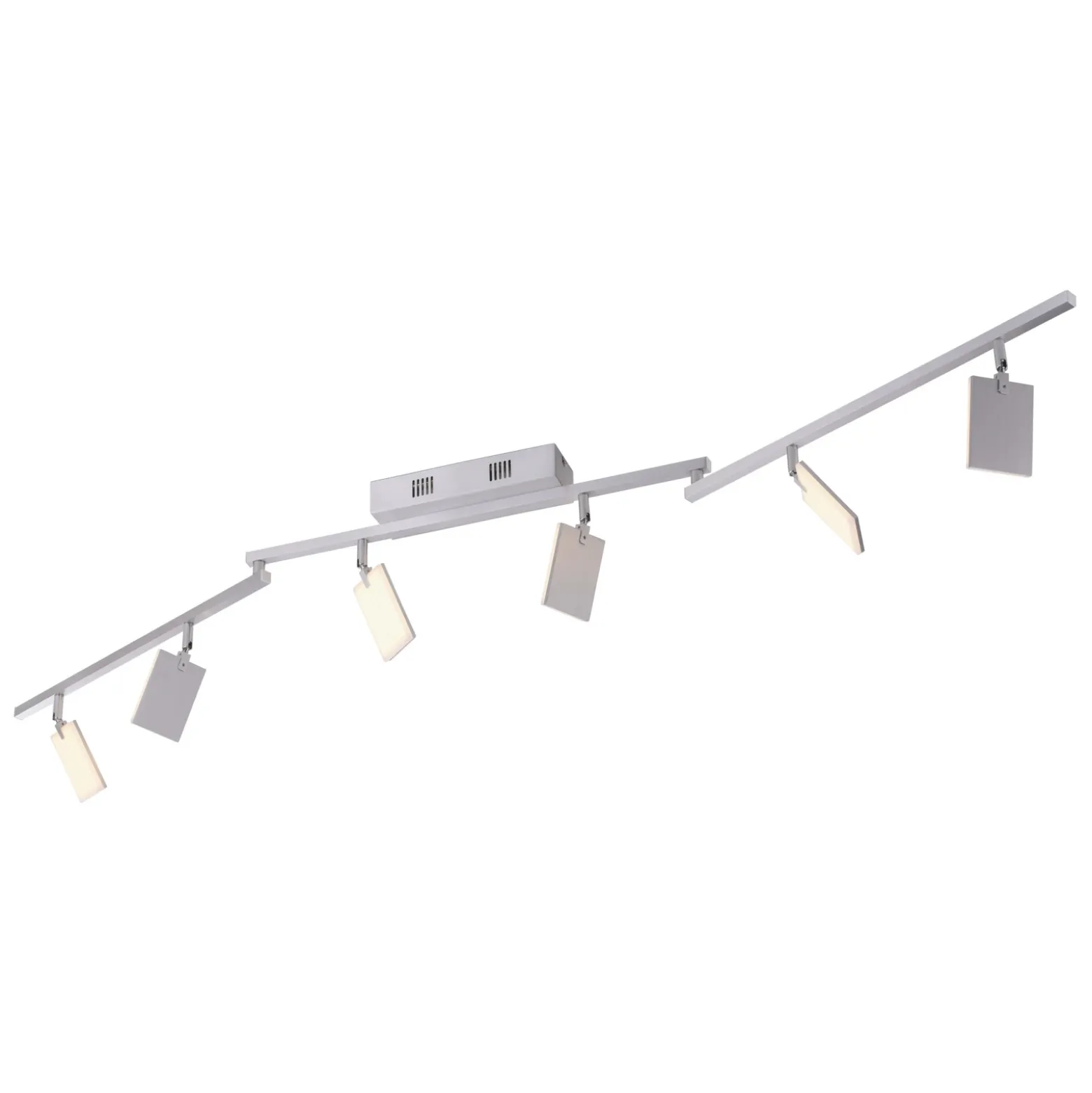 PURE Mira plafón 6 luces mando CCT aluminio