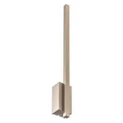 Quitani aplique de pared LED Tolu, vertical, níquel, altura 45 cm