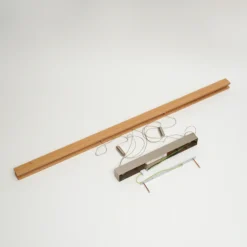 Quitani Lámpara colgante LED Alin, longitud 138 cm, roble natural