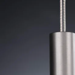 Quitani lámpara colgante LED Hiba, roble natural, longitud 148 cm
