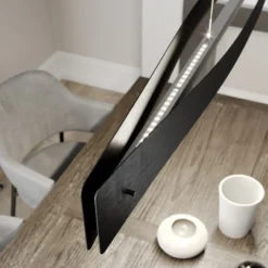 Quitani Lámpara colgante LED Lian, negro/aluminio