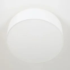 Quitani plafón Gala, Ø 50 cm, chintz, blanco, Ø 50 cm