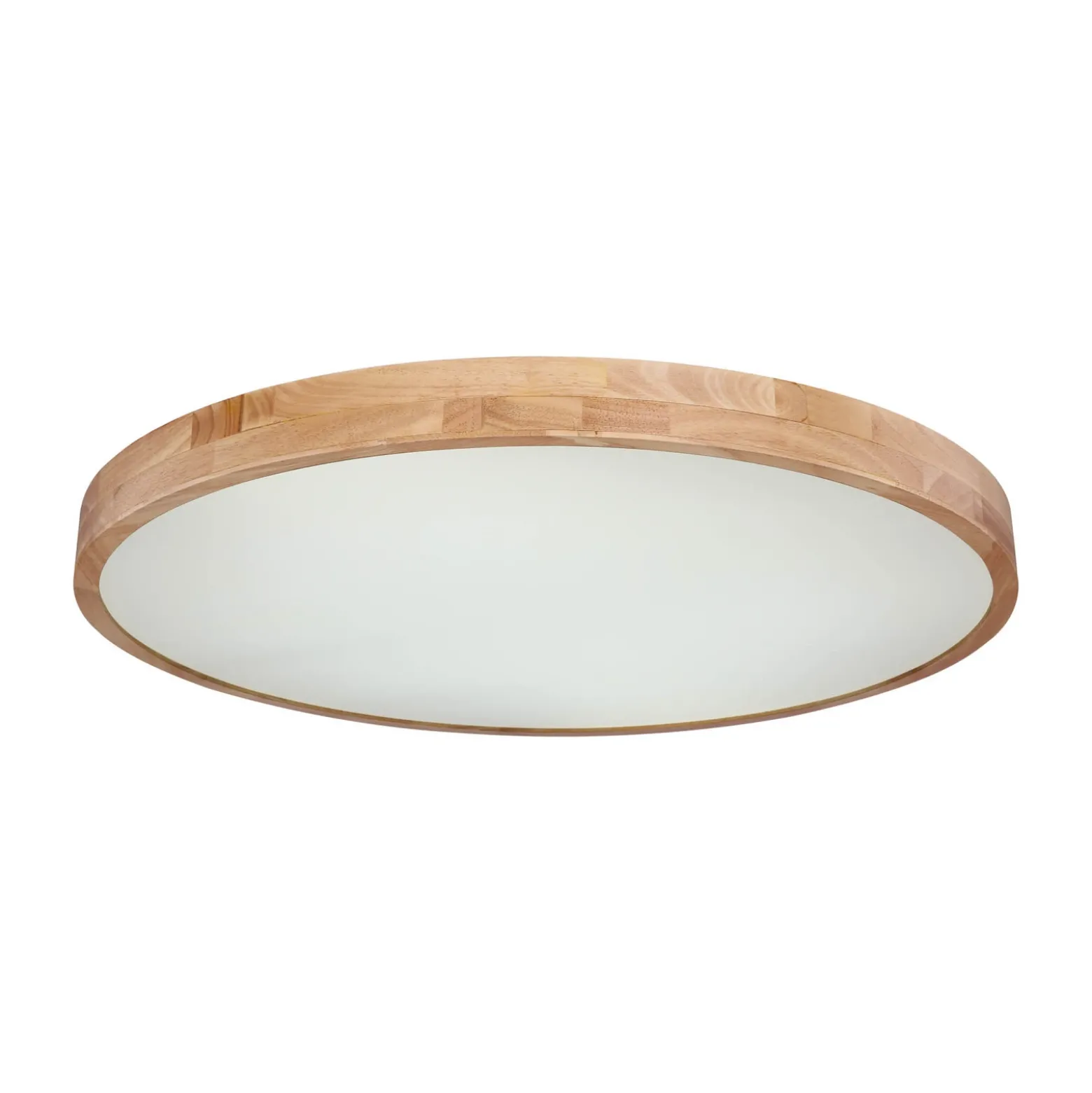 Rainer lámpara LED de techo, Ø 80 cm, efecto madera, metal, CCT