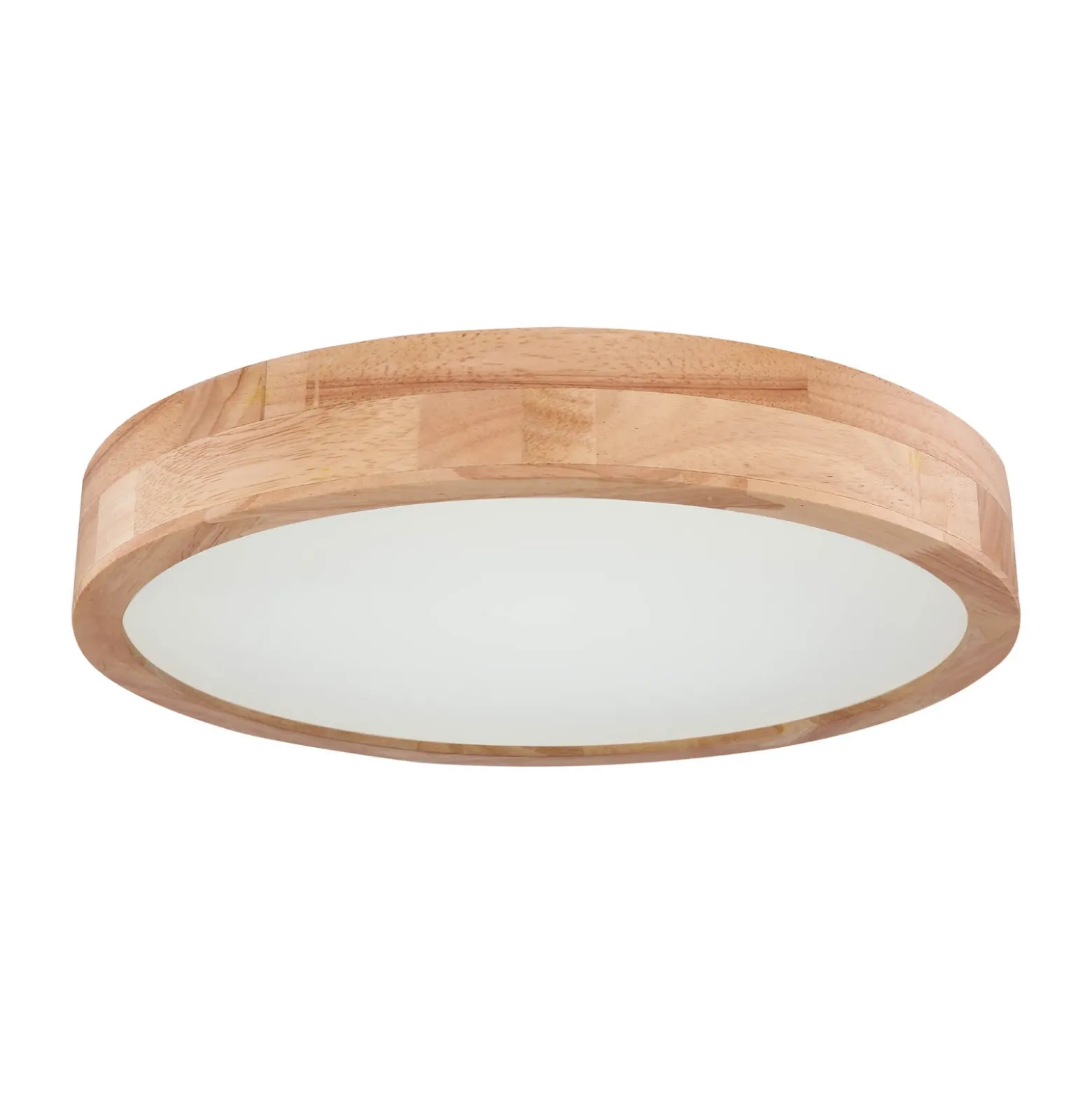 Rainer lámpara LED de techo, Ø 40 cm, efecto madera, metal, CCT