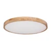 Rainer lámpara LED de techo, Ø 80 cm, efecto madera, metal, CCT