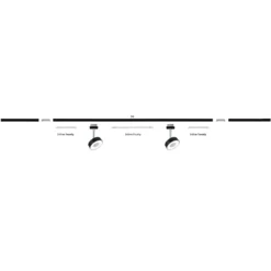 Raíl del sistema URail de Paulmann, 50 cm, negro mate