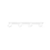 Razza downlight de techo, blanco, longitud 82 cm, 4 luces, metal