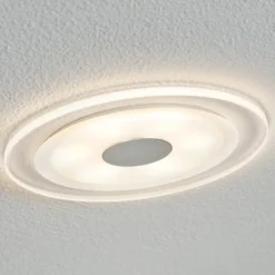 Refinada lámpara empotrable LED Whirl IP23