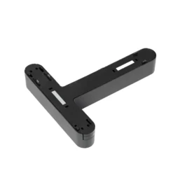 Regleta LED Lindby 48 V Lumaro, negra, en forma de T, atenuable