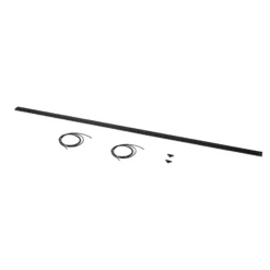 Riel conductor Lindby Lumaro, negro, aluminio, longitud 103 cm