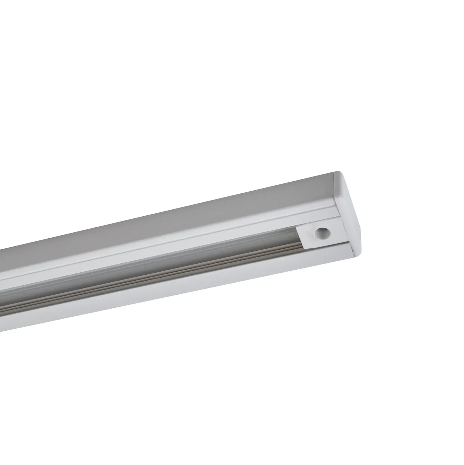 Riel eléctrico Lindby Linaro, 2 m, blanco, sistema de riel monofásico