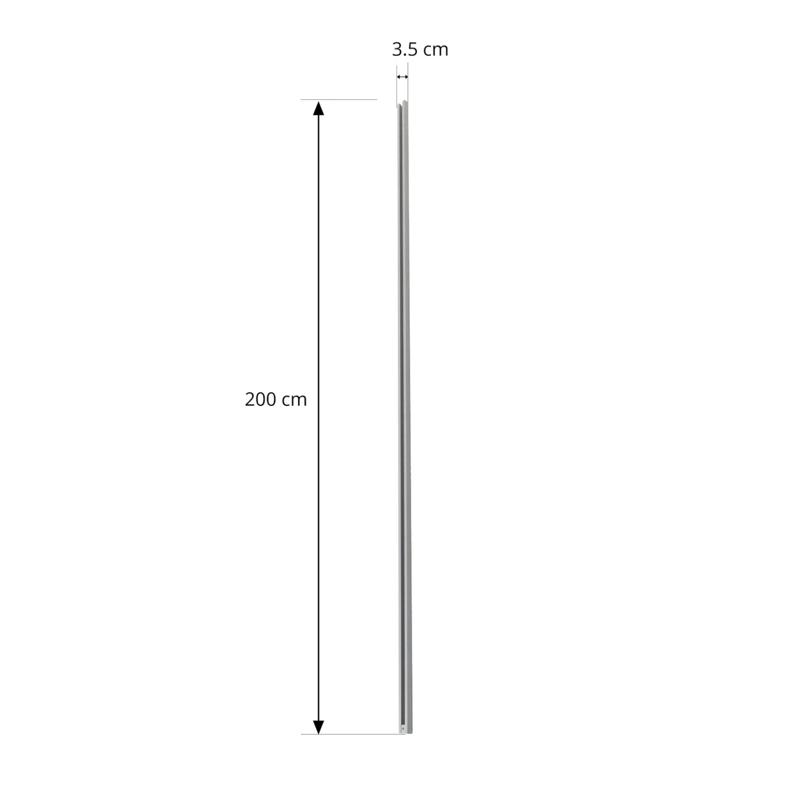 Riel eléctrico Lindby Linaro, 2 m, blanco, sistema de riel monofásico