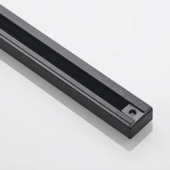 Riel Linaro de Lindby, 1 m, negro, sistema de riel monofásico