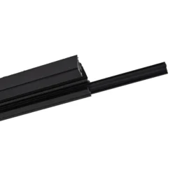Riel Lindby Linaro, 50 cm, negro, sistema de riel monofásico