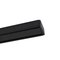 Riel Lindby Linaro, 50 cm, negro, sistema de riel monofásico