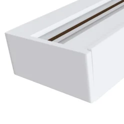 Riel monofásico Track en blanco, 100 cm