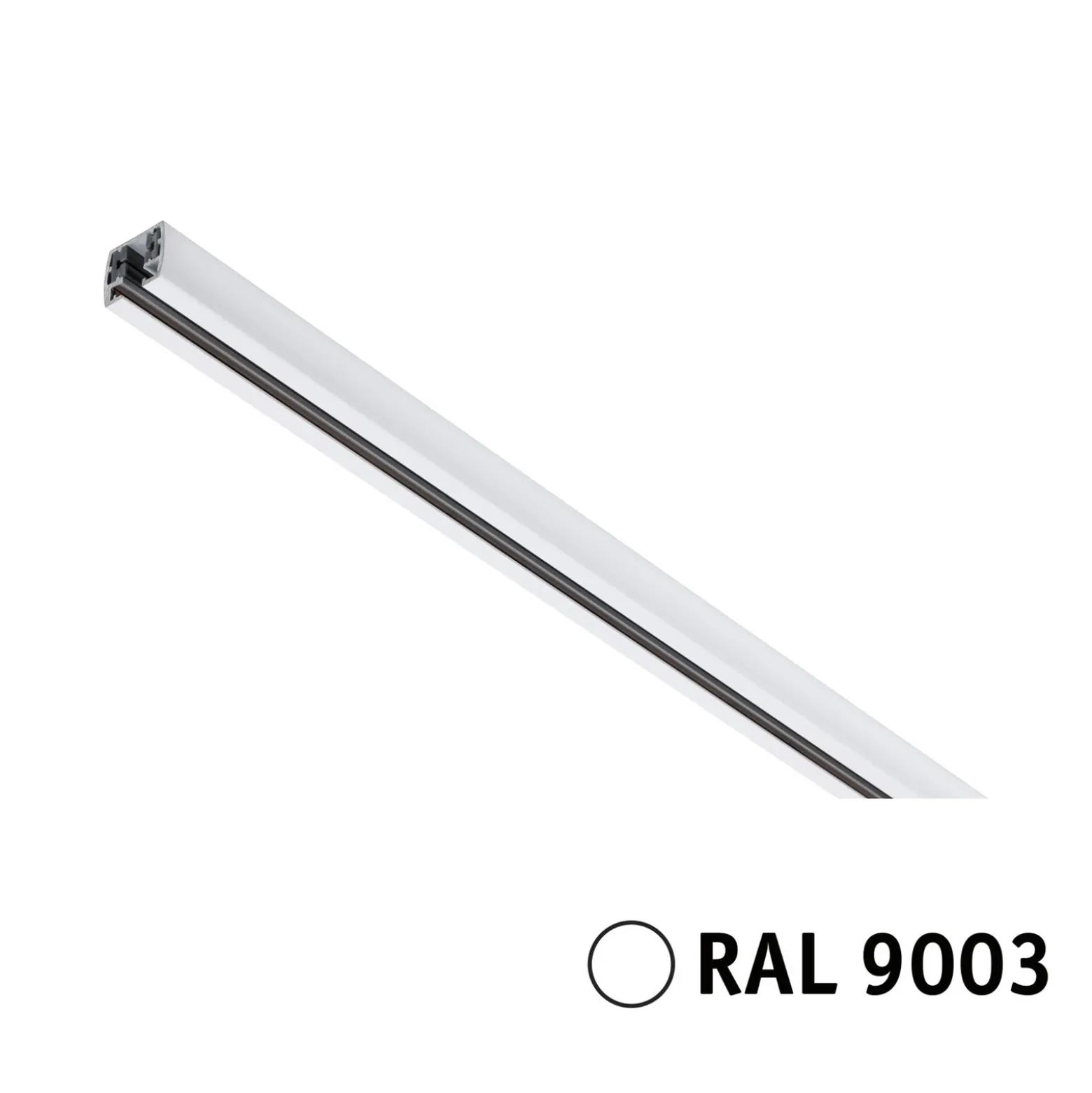 Riel Paulmann URail, blanco señal, longitud 50 cm, aluminio