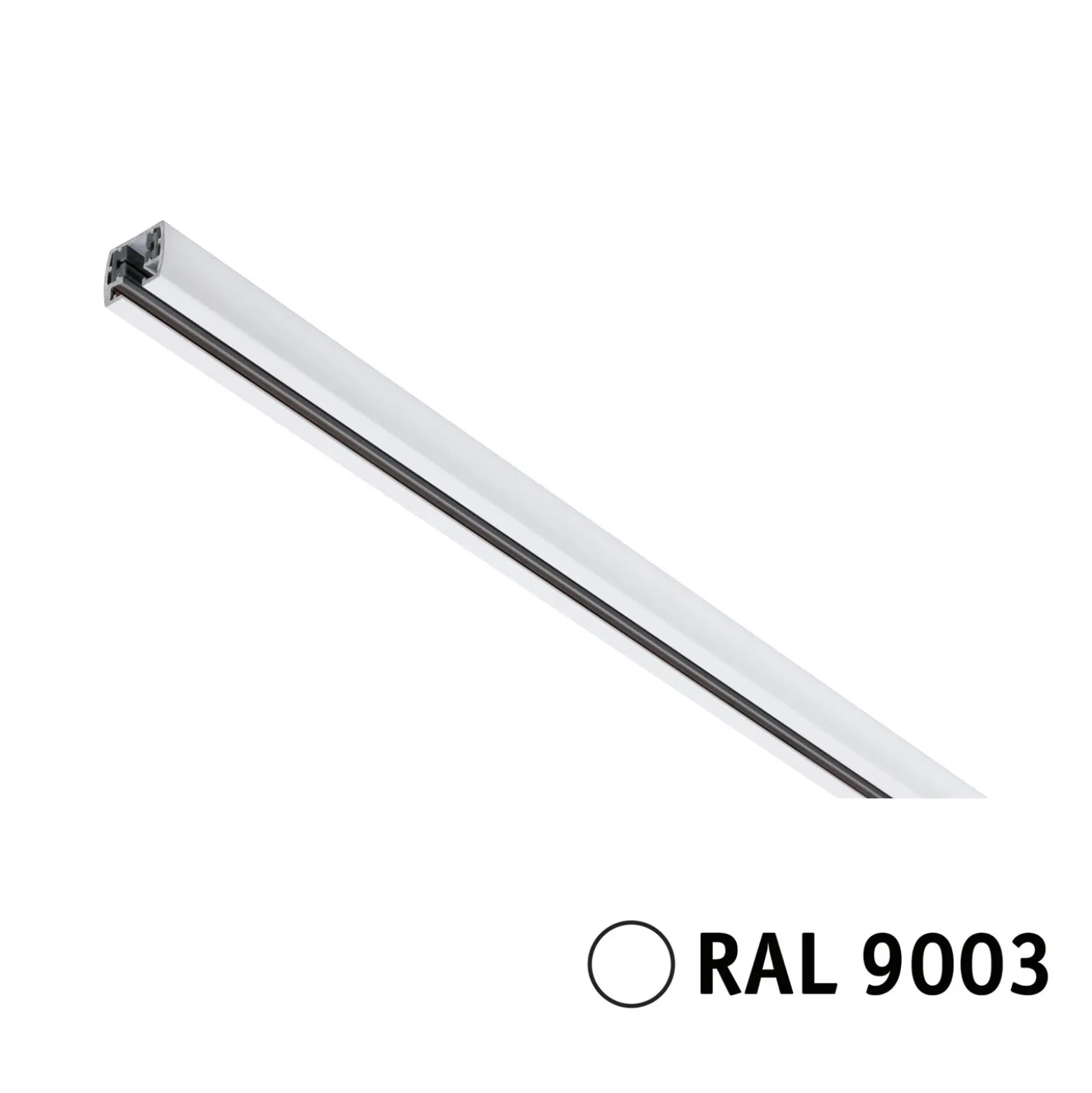Riel Paulmann URail, blanco señal, longitud 200 cm, aluminio
