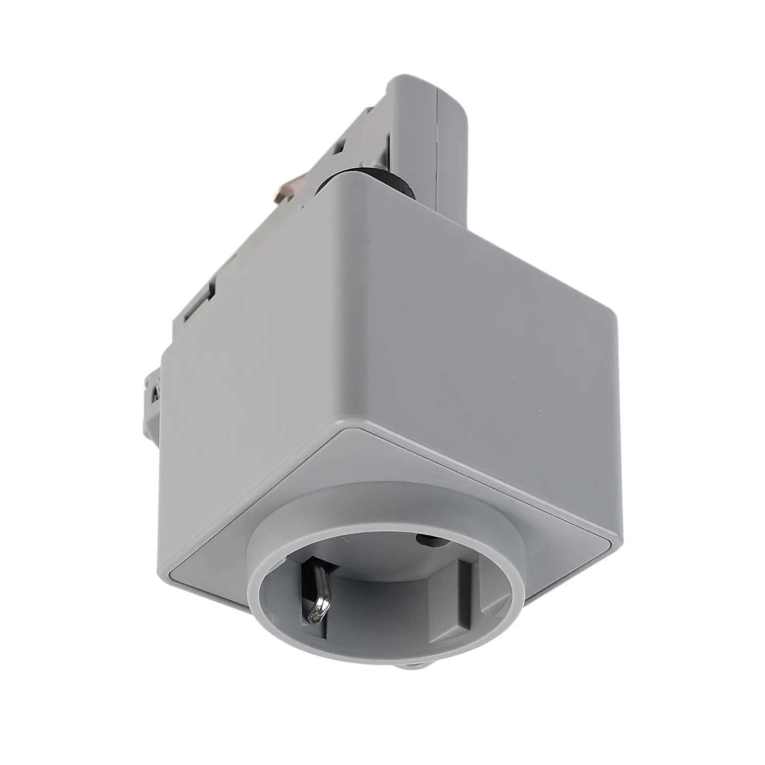 riel trifásico D Adaptador de toma de corriente, gris, 1380 W