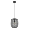 Rinroe lámpara colgante, Ø 32,5 cm, negro, acero
