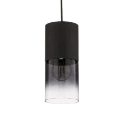 Robin lámpara colgante para DUOline, negro/gris humo