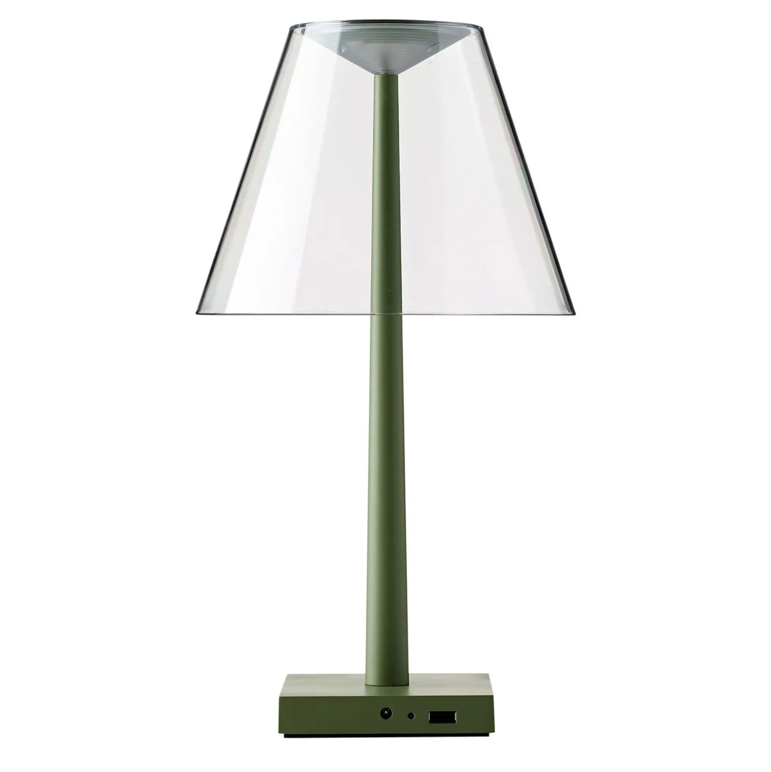 Rotaliana Dina+ T1 LED lámpara de mesa recargable verde