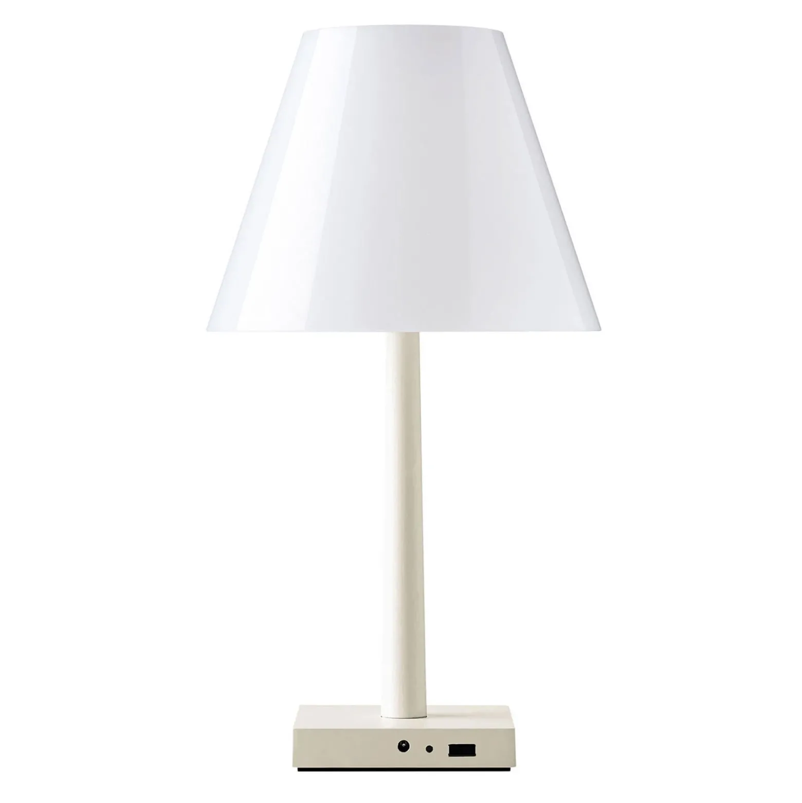 Rotaliana Dina+ T1 LED lámpara de mesa recargable crema