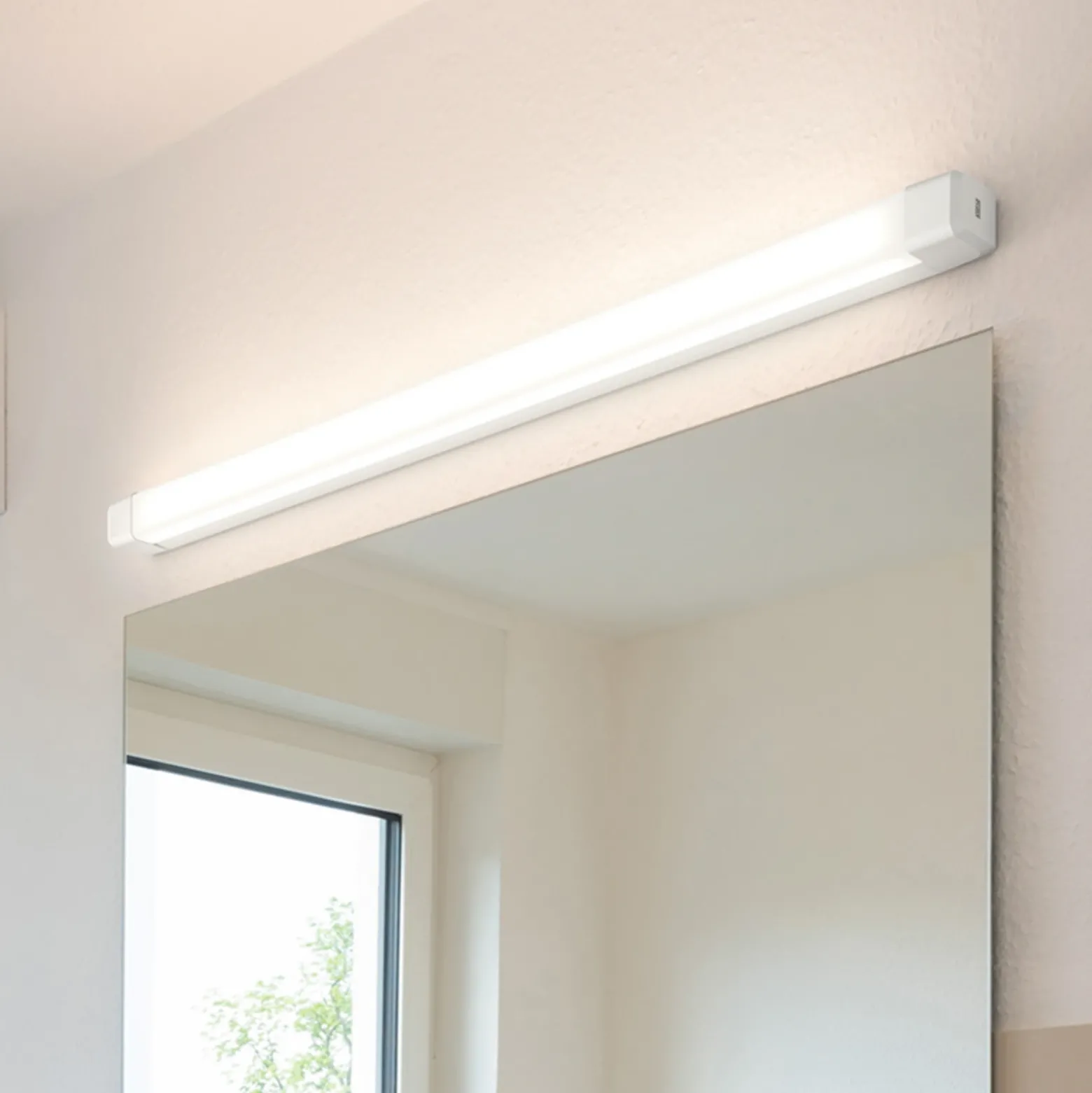 RZB Baleva aplique de pared LED IP44 ancho 120cm 19W