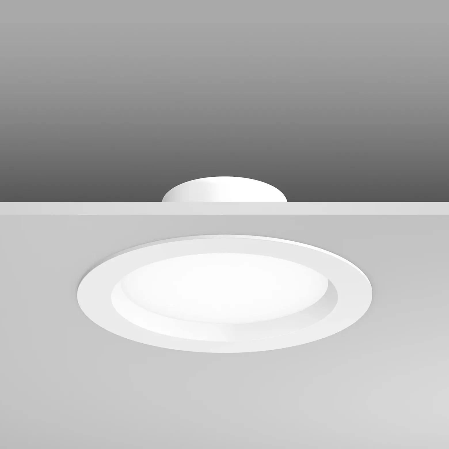 RZB HB 801 LED downlight empotrable IP54 Ø22,5cm 20W
