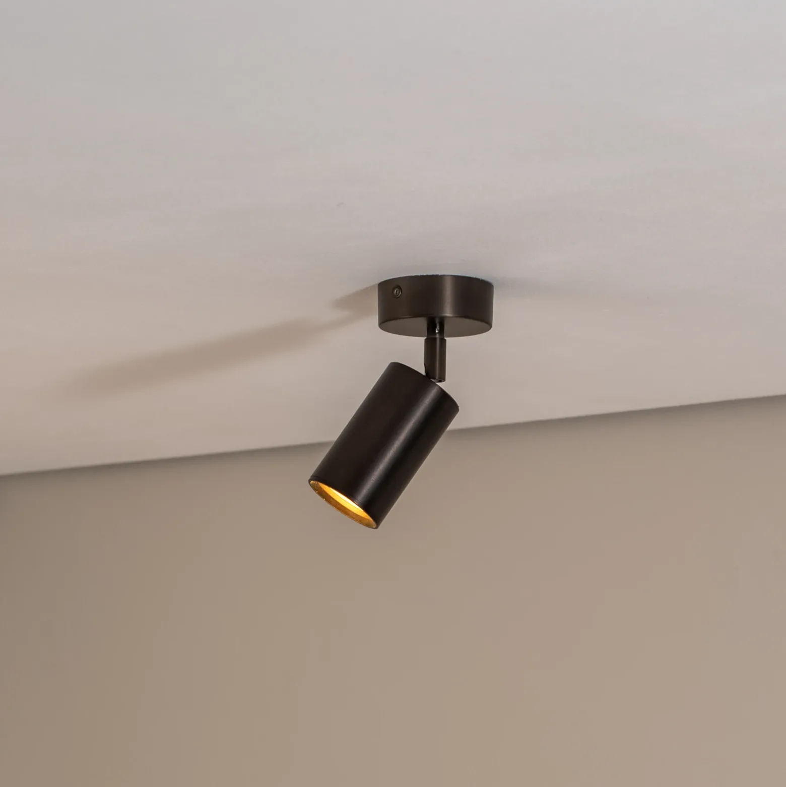 Sado downlight de techo, 1 luz, antracita, acero, regulable