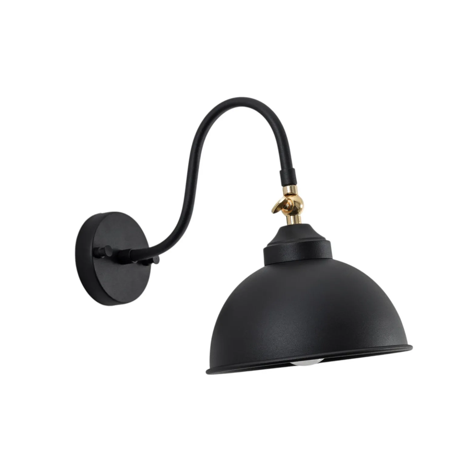 Saglam 3742 aplique de pared, regulable, negro