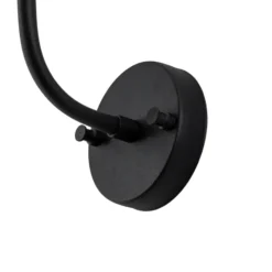 Saglam 3742 aplique de pared, regulable, negro
