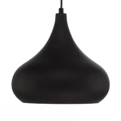 Saglam 3774 lámpara colgante 1 luz Ø30cm negro/oro