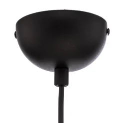 Saglam 3774 lámpara colgante 1 luz Ø30cm negro/oro