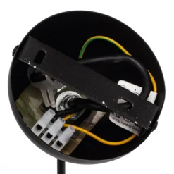 Saglam 3774 lámpara colgante 1 luz Ø30cm negro/oro