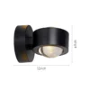 Schöner Wohnen aplique de pared LED Chia, negra, 3000 K, arriba/abajo