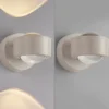 Schöner Wohnen aplique de pared LED Chia, arena 3000 K arriba/abajo