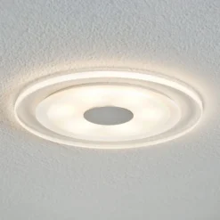 Sencilla lámpara empotrable LED Whirl, set de 3 u.