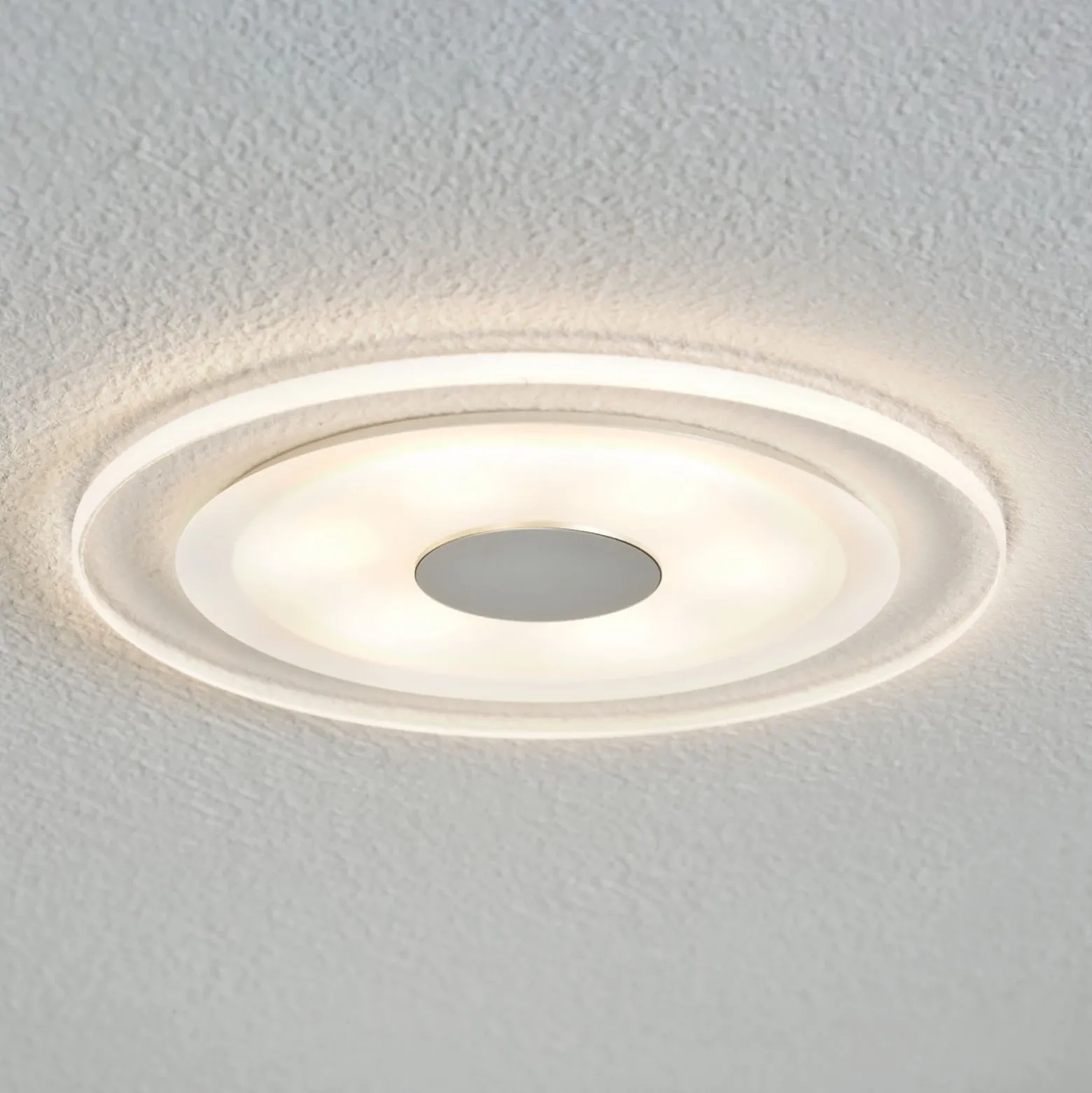 Sencilla lámpara empotrable LED Whirl, set de 3 u.