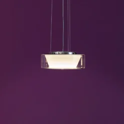 serien.lighting Curling M cuerda 927 cristal/cónico