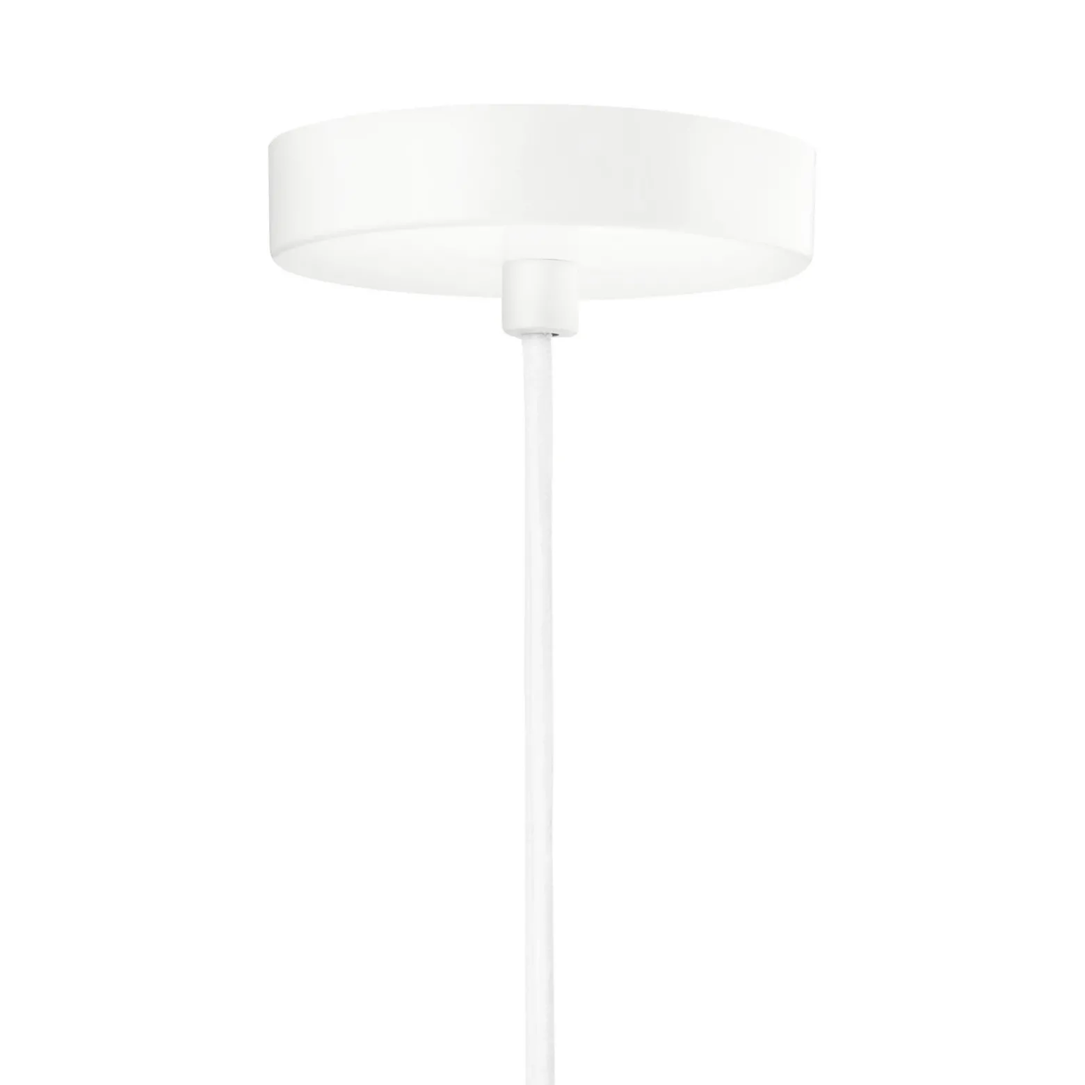 Shahin XL lámpara colgante, Ø 38 cm, 5 luces, blanco / transparente,