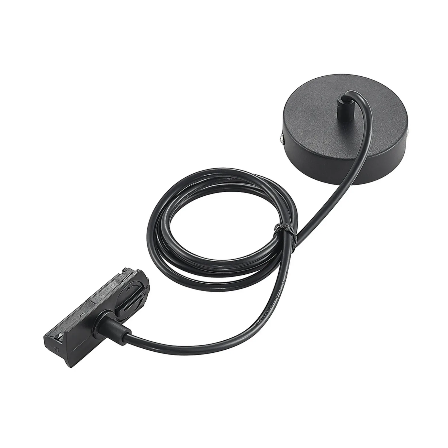 Sistema de rieles Lindby Linaro, GU10, 6 luces, negro, forma de O