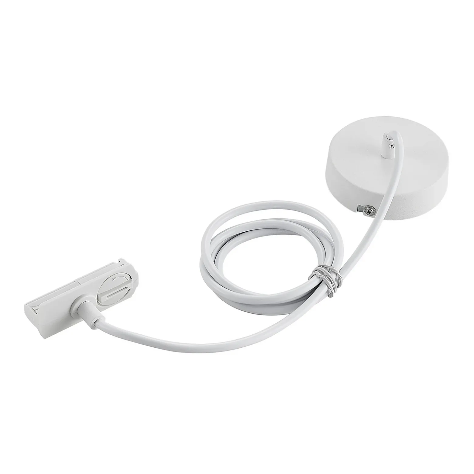 Sistema de rieles Lindby Linaro, GU10, 6 luces, blanco, forma de X