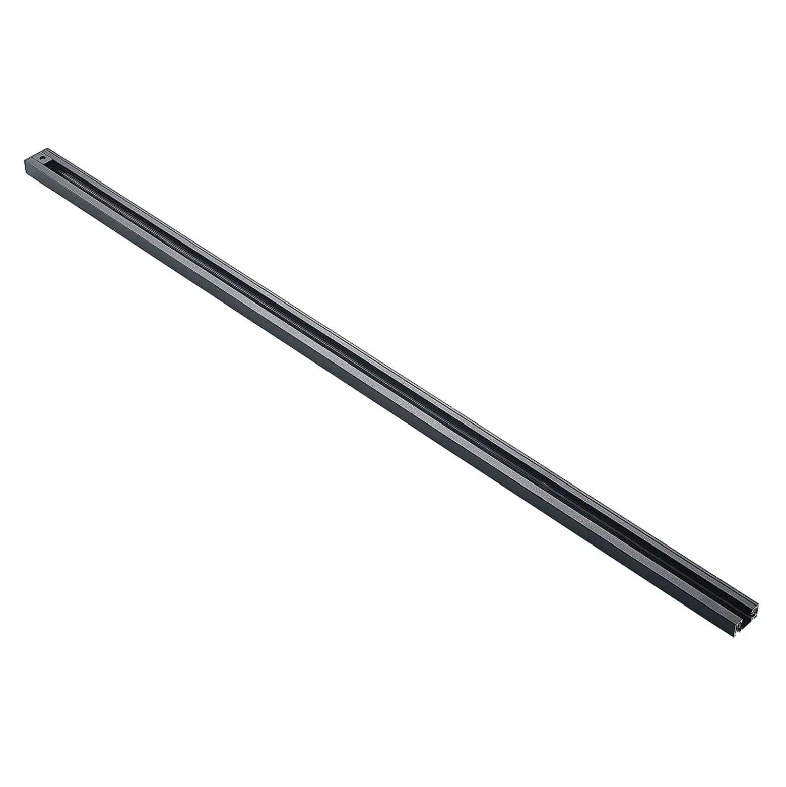 Sistema de riel Lindby Linaro, Ø7 cm, 4 luces, LED, negro, CCT