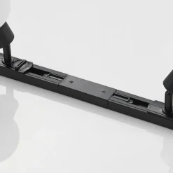 Sistema de riel monofásico Lindby, E14, 4 luces, negro