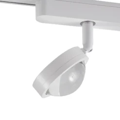 Sistema de riel 48 V Lumaro, focos, 3 luces, blanco, Ø 7,3 cm