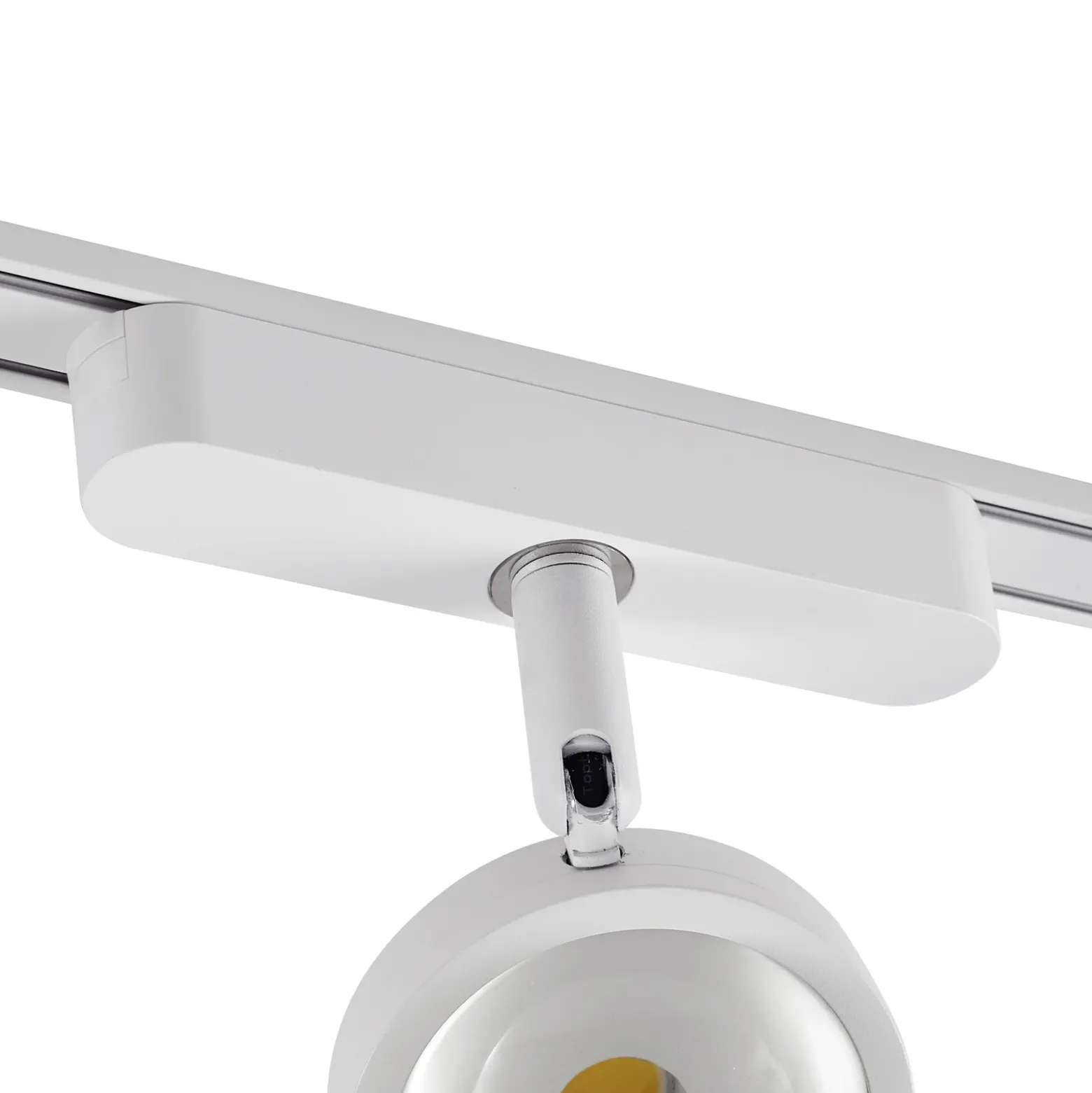 Sistema de riel 48 V Lumaro, focos, 3 luces, blanco, Ø 7,3 cm