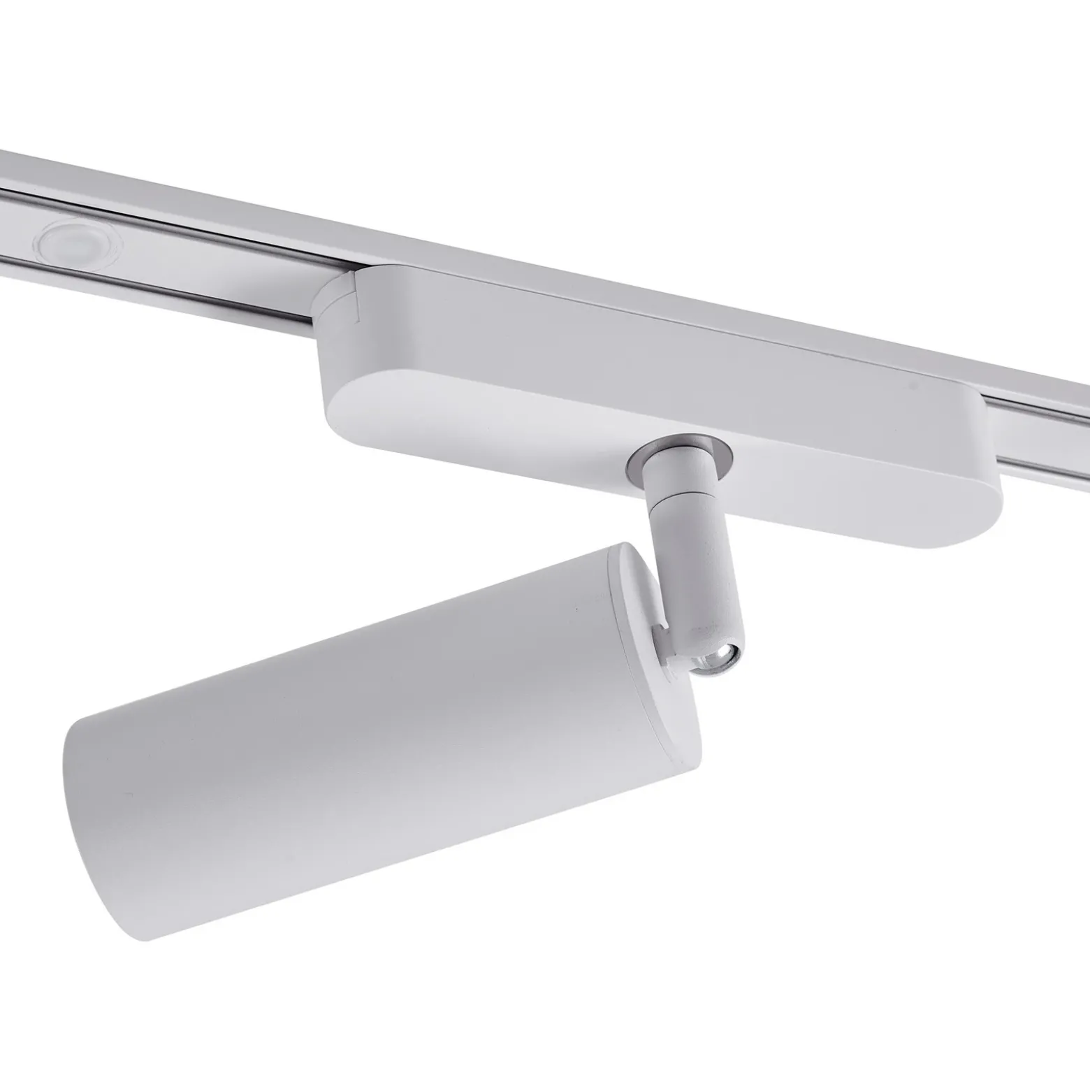 Sistema de riel 48 V Lumaro, focos, 5 luces, blanco, Ø 4 cm, CCT