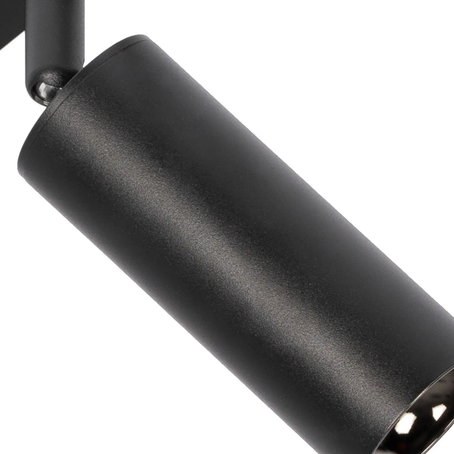 Sistema de riel 48 V Lumaro, focos, 9 luces, negro, 13,1 cm, atenuable